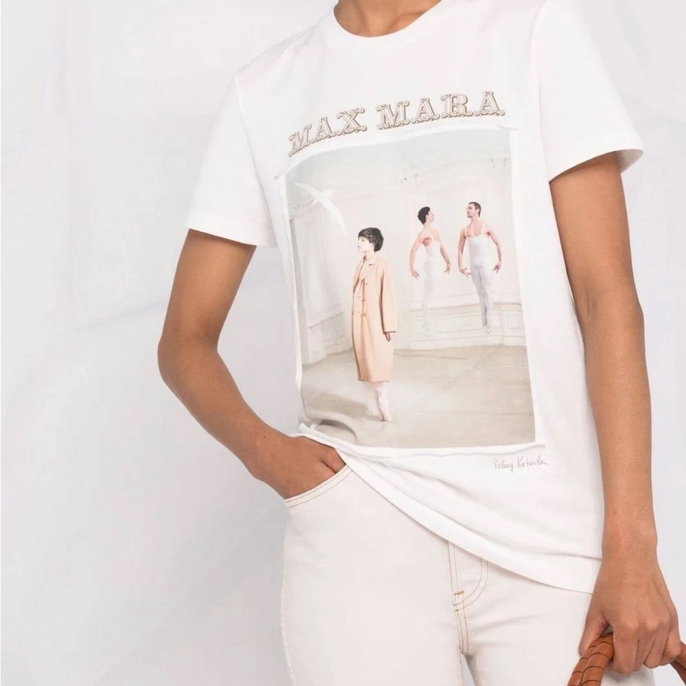 Max Mara 70th Anniversary Ballo T Shirt Ballerina